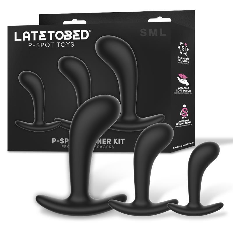 Set De 3 Masajeadores Prostáticos