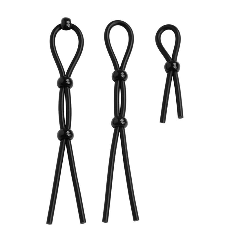 Anillos Set De 7 Para El Pene Silicona Sólida