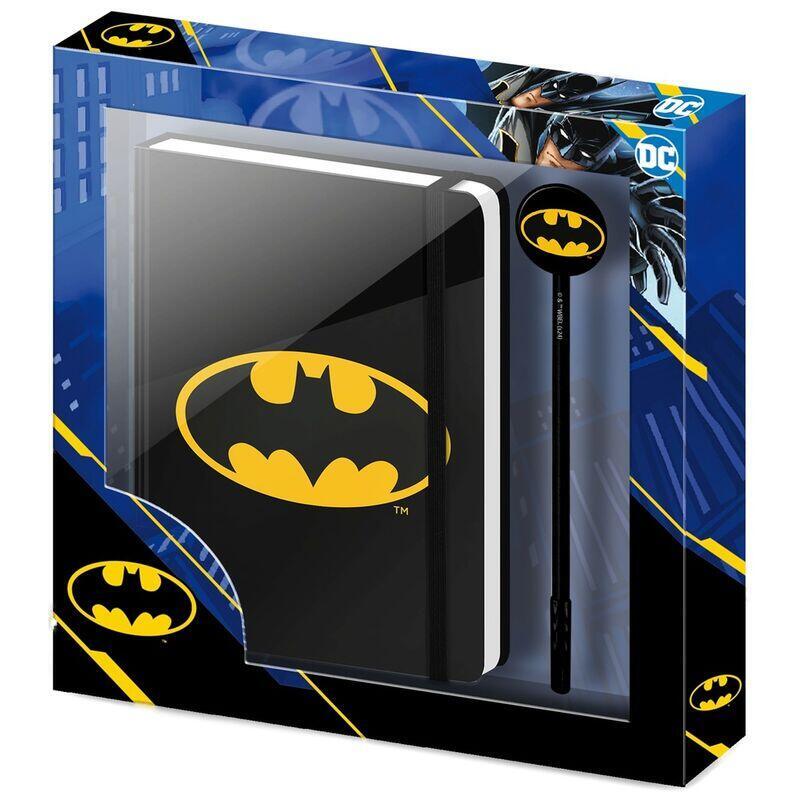 Set Diario + Boligrafo Batsignal Batman Dc Comics