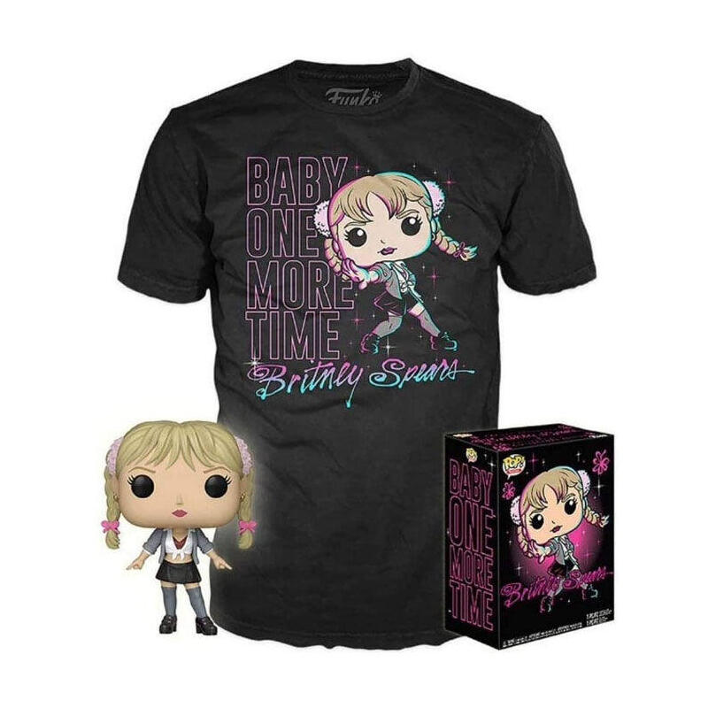 Set Figura Pop & Tee Britney Spears One More Time Exclusive Talla L