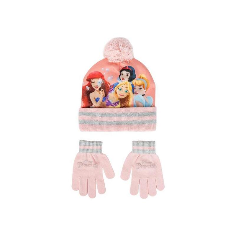Set Gorro Y Guantes Princesas Disney