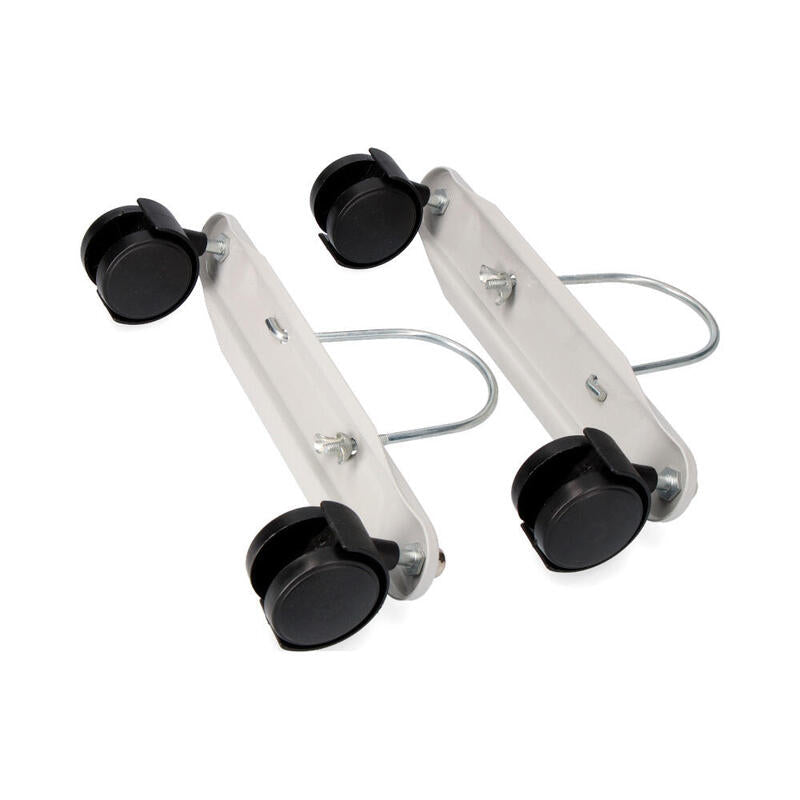Set Recambio Soportes Grises+ Ruedas Para Radiadores 07121 07122 07123 Edm