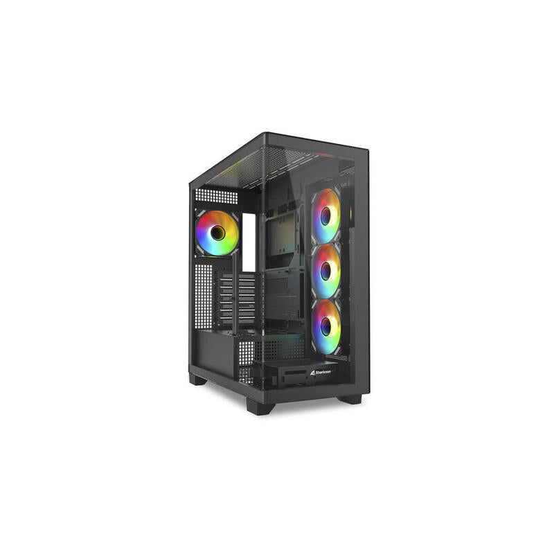 Sharkoon Elite Shark Ca500, Caja Torre Negra, Vidrio Templado X 2 4044951041121