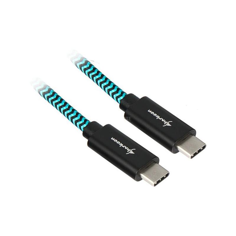 Sharkoon Cable Conector Usb-C 3.2> Conector Usb-C (Alu + Trenza) 4,04495e+12