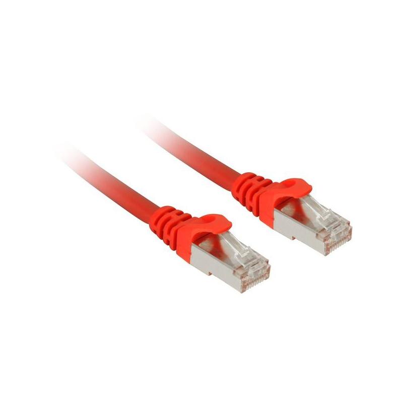 Sharkoon Cable De Red Sftp, Rj-45, Mit Cat.7a Rojo, 2 Metros 4044951029488