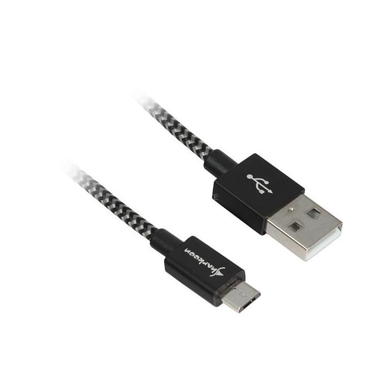 Sharkoon Usb 2.0 Cable, Usb-A Stecker > Micro-Usb Stecker 4044951026999