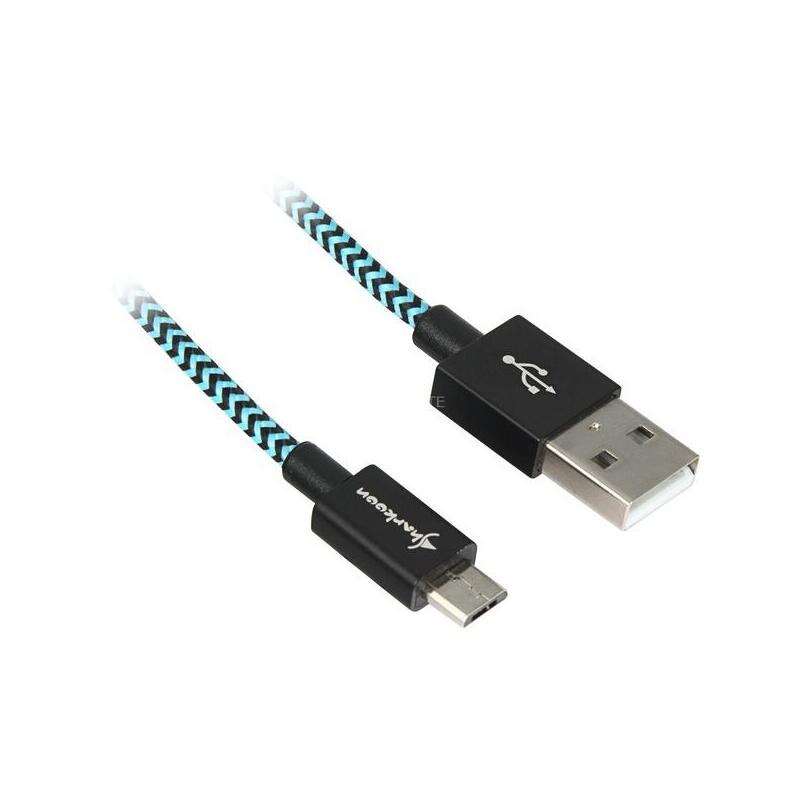 Sharkoon Usb 2.0 Cable, Usb-A Stecker > Micro-Usb Stecker 4044951027095