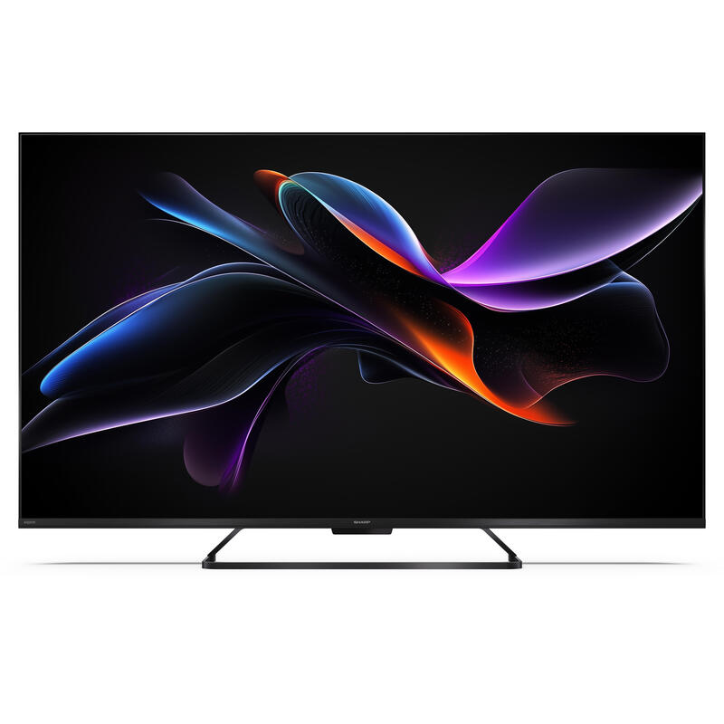 Sharp 50hr7265e 50" (126cm) Qled 144hz 4k Ultra Hd Google Tv, Dolby Vision, Dolby Atmos, Central Stand