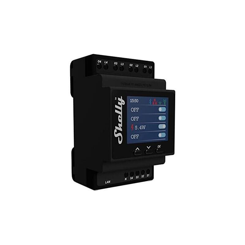 Shelly 4pro Pm, Retransmisión De Cuatro Canales Shelly 4pro Pm