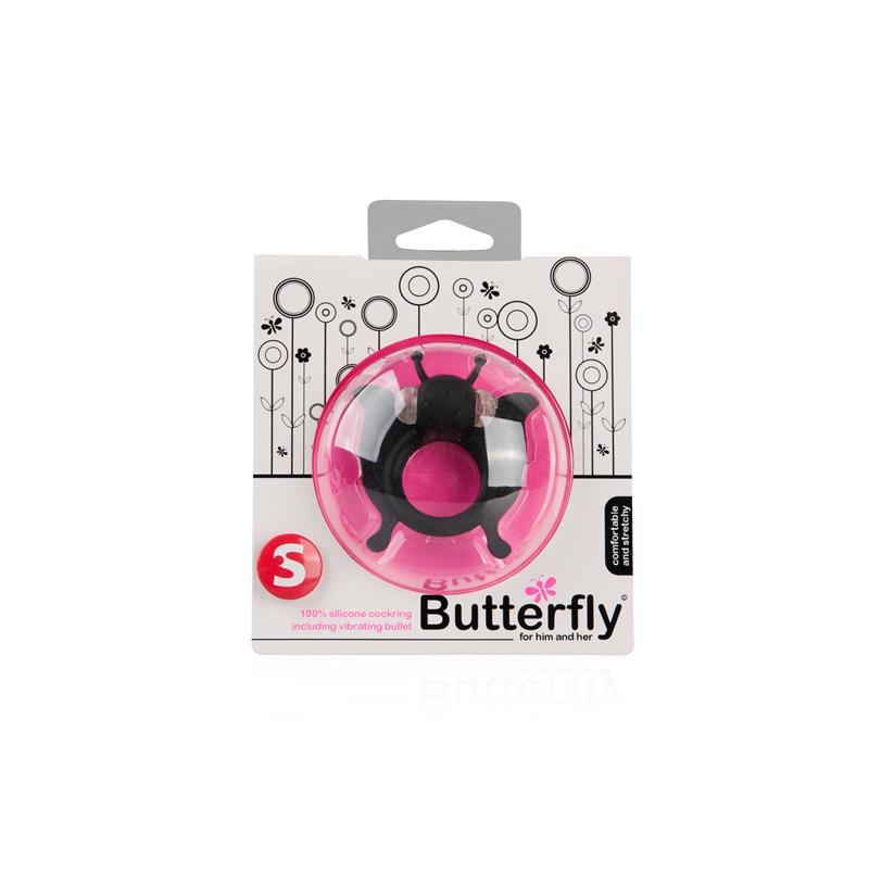 Shots S-Line Anillo Para El Pene Mariposa Negro