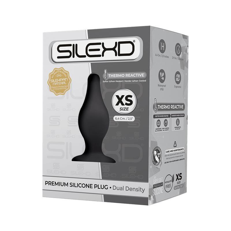Silexd - Modelo 2 Plug Anal Silicona Premium Silexpan Premium Termorreactivo Talla L