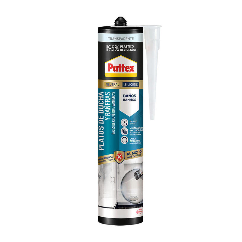 Silicona Neutra Antimoho Baños Transparente 280 Ml