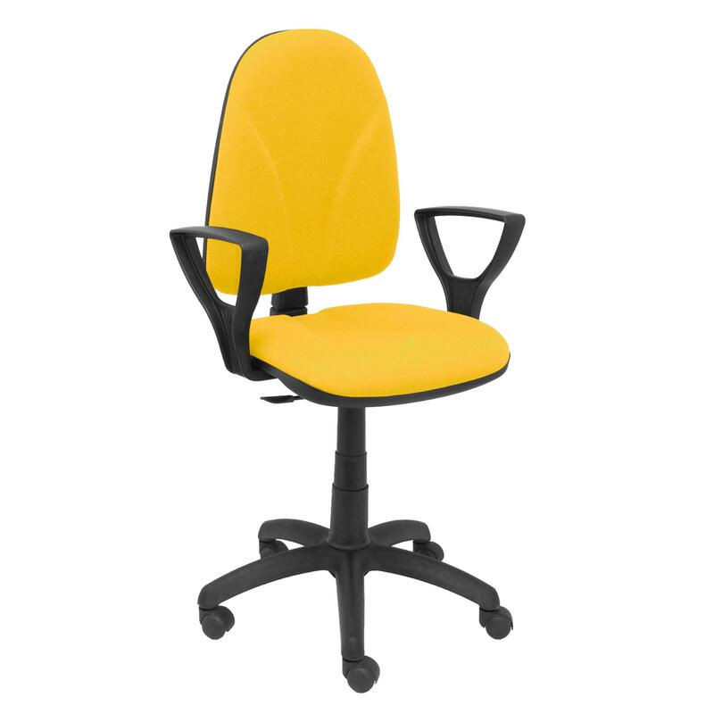 Silla Algarra Bali Amarillo Brazos Fijos