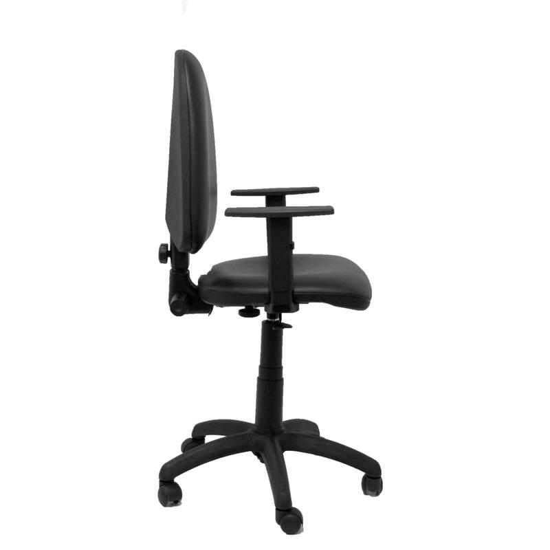 Silla Ayna Similpiel Negro Con Brazos Regulables