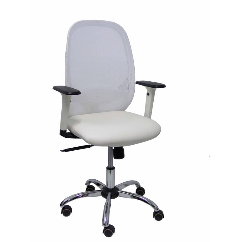Silla Cilanco Blanca Malla Blanca Asto Similpiel B