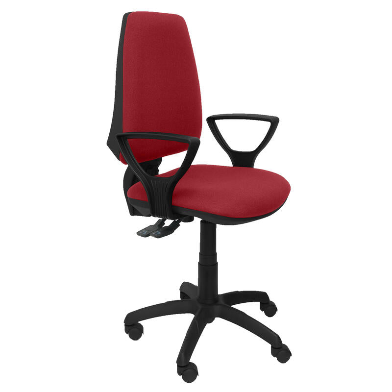 Silla Elche S Bali Granate Brazos Fijos