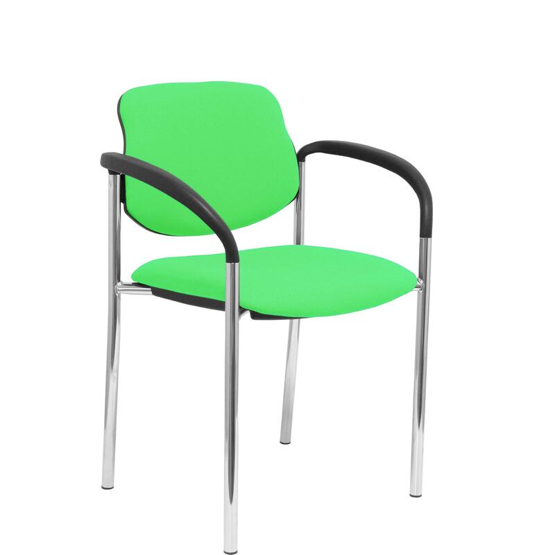 Silla Fija Villalgordo Bali Pistacho Chasis Cromo