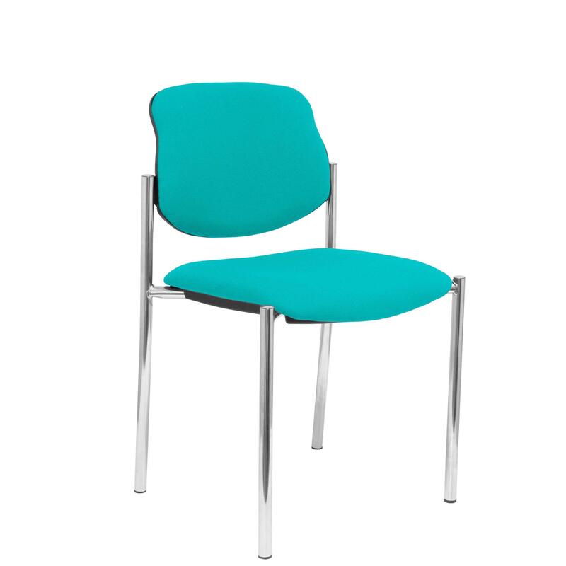 Silla Fija Villalgordo Bali Verde Chasis Cromo