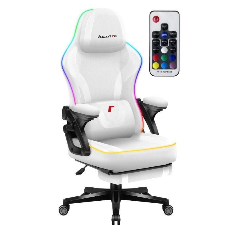 Silla Gaming De Malla Blanca Force 4.6 Rgb