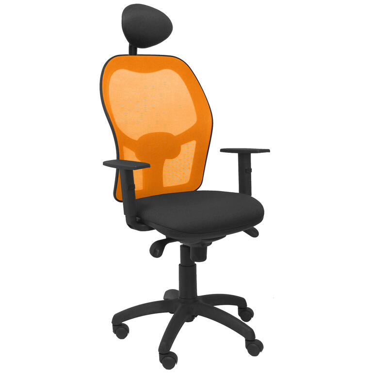 Silla Jorquera Malla Naranja Asiento Bali Negro C