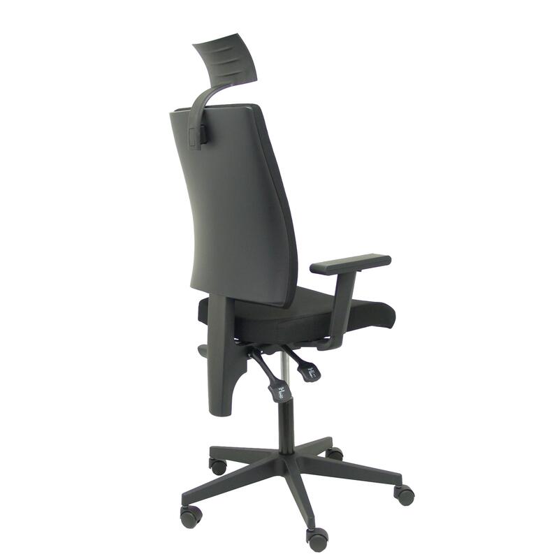 Silla Lezuza Arán Negro Brazos Regulables Cabecero