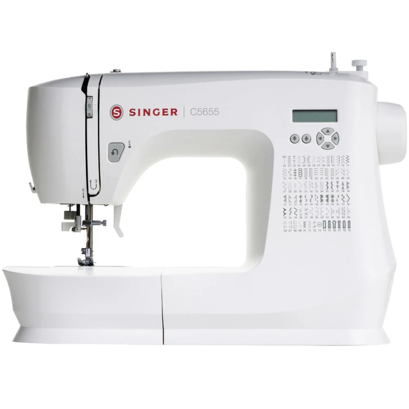 Singer C5655 Sewing Machine, White