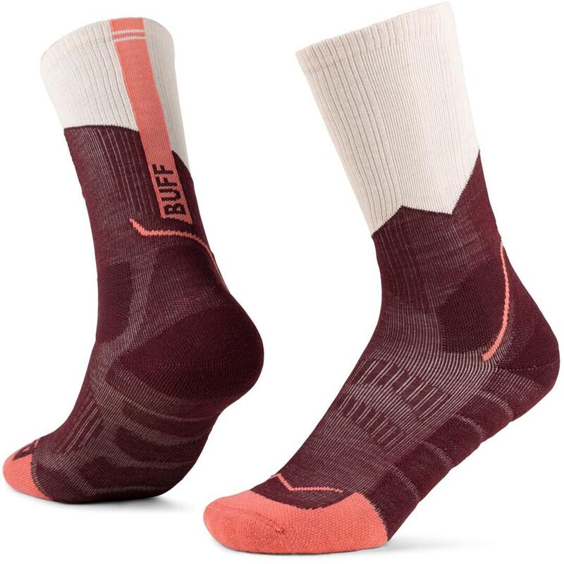 Skarpetki Buff Merino Mw Crew Socks Mwc1 Wine L