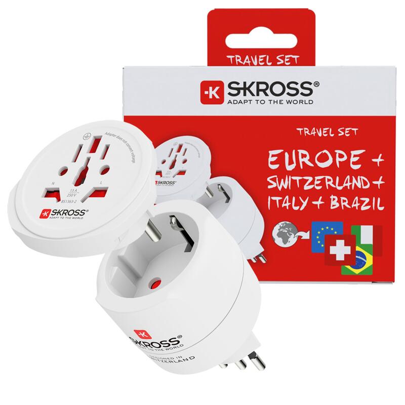 Skross Combo World To Switzerland Adapter-Set