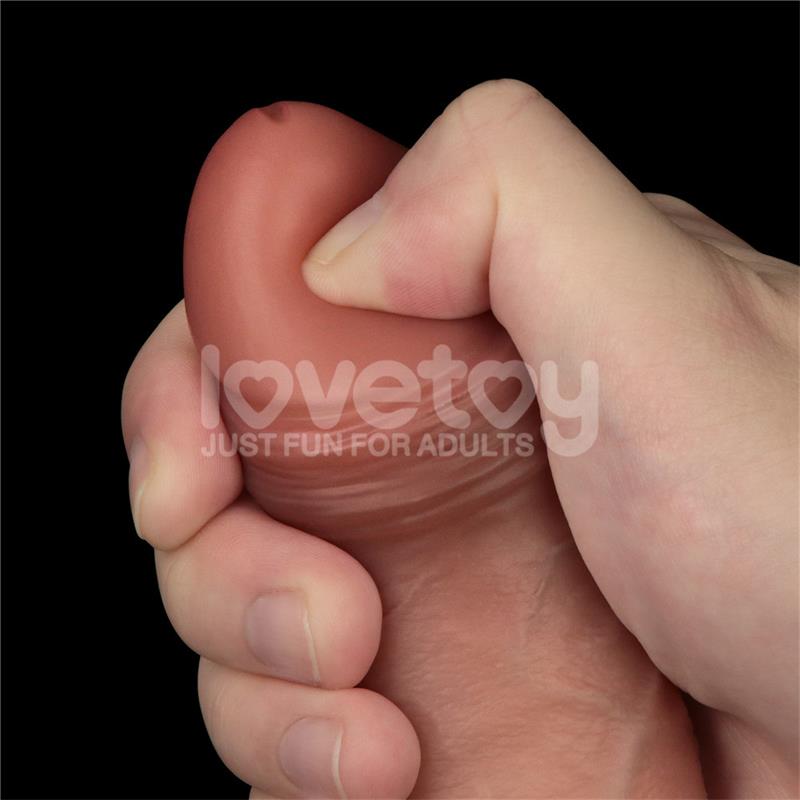 Sliding Pro Dildo Piel Deslizante-Retractil Dual Layer 8.5