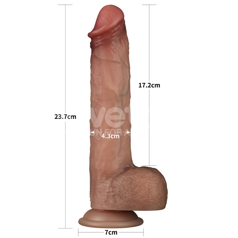Sliding Pro Dildo Piel Deslizante-Retractil Dual Layer 9