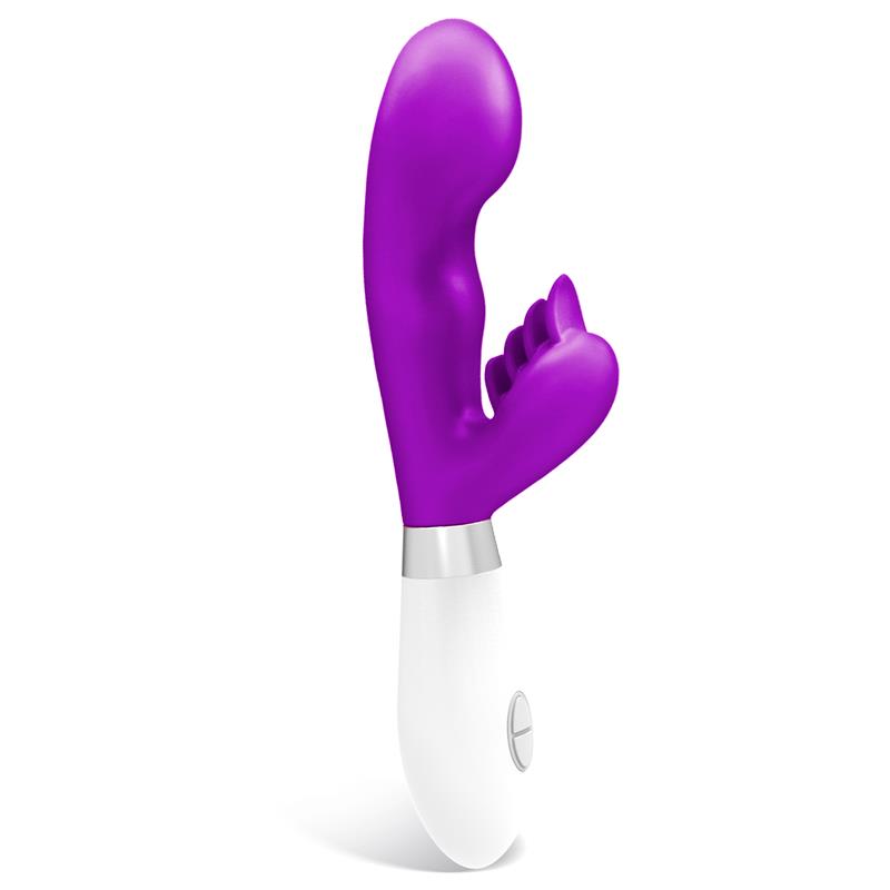 Vibrador Conejito Sliper Silicona Púrpura