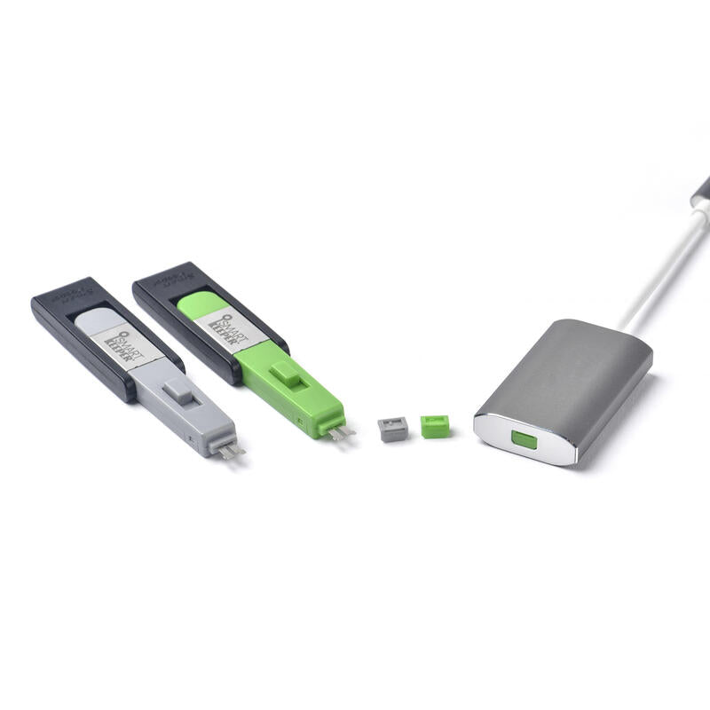 Smartkeeper Mini "Minidisplayport" Blocker Verde 4 Uds.+Key