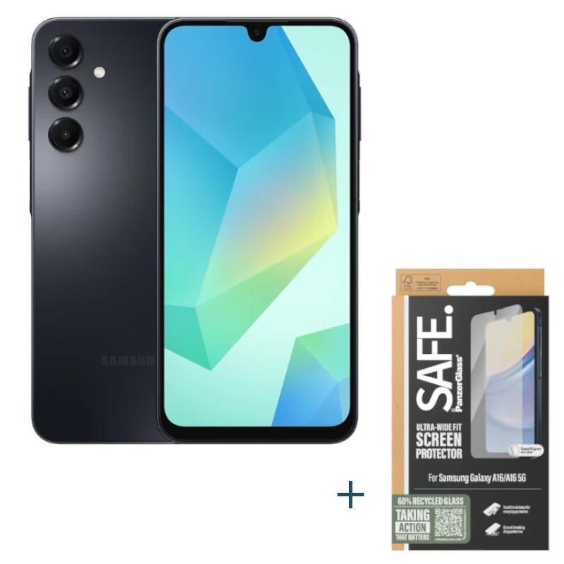 Smartphone Samsung Galaxy A16 128gb 4gb Negro+ Protector Safe