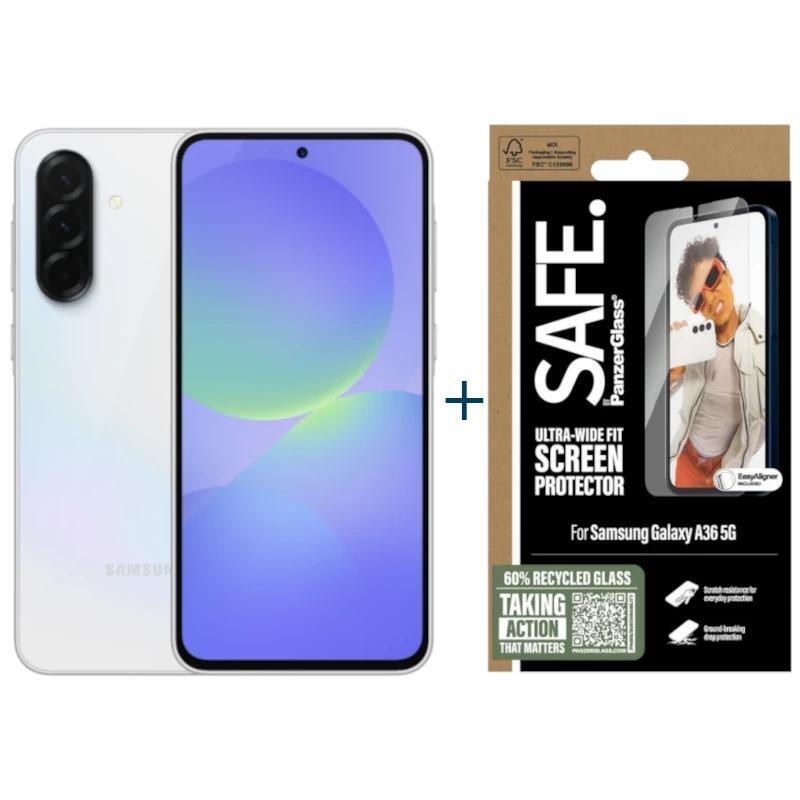 Smartphone Samsung Galaxy A36 128gb 6gb White +Prot Safe