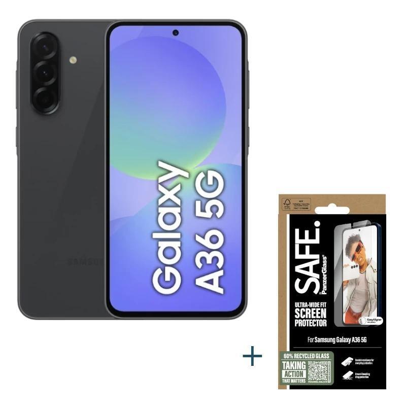 Smartphone Samsung Galaxy A36 Ee 256gb 8gb Black+Prot Panzerg