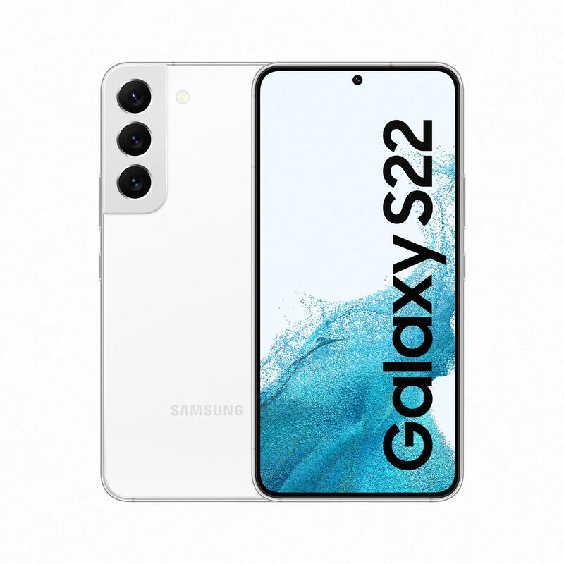 Smartphone Samsung Galaxy S22 Sm-S901b 15,5 Cm (6.1") Dual Sim Android 12 5g Usb Tipo-C 8 Gb 128 Gb 3700 Mah Blanco