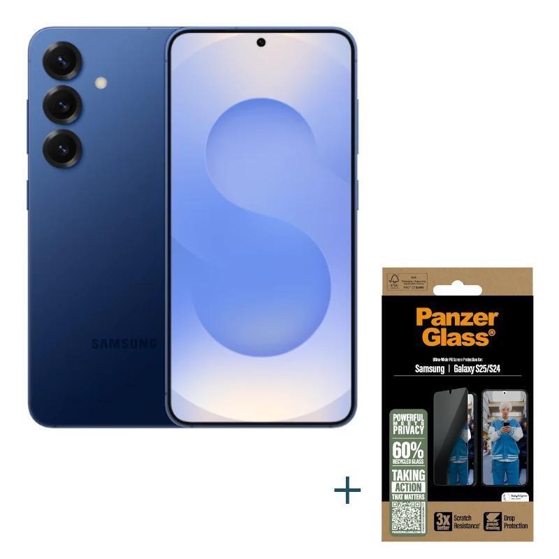 Smartphone Samsung S25 256g Marino+Protrc Privacidad Panzer