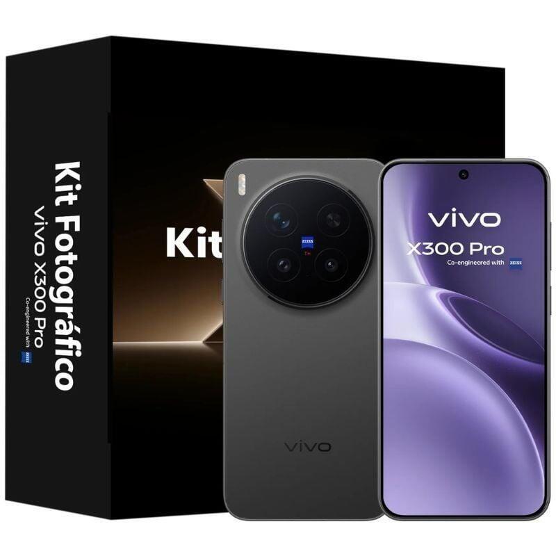 Smartphone Vivo X300 Pro 16gb 512gb 6.78' 5g Negro + Kit Fotográfico Vivo X300 Pro