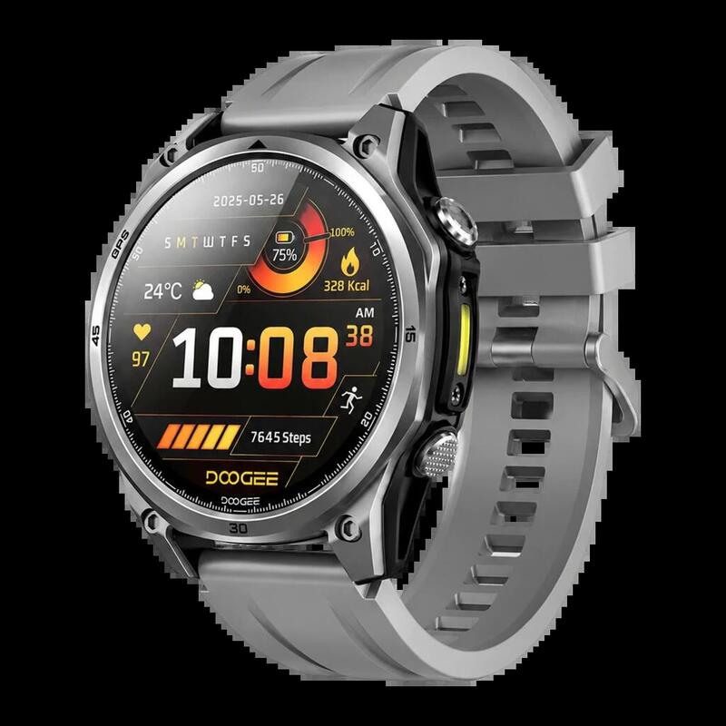 Smartwatch Doogee Anywise W1 5atm Water-Resistant With Gps Silver