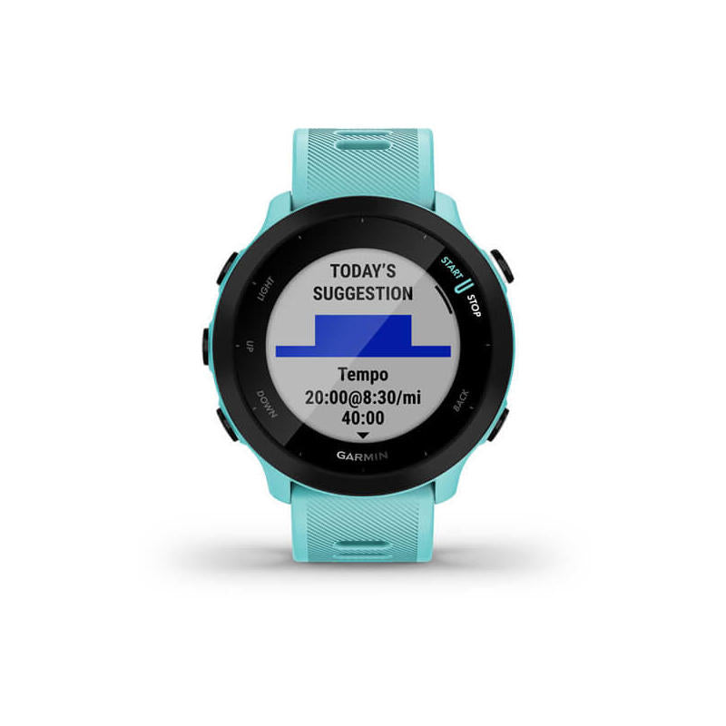 Smartwatch Garmin Forerunner 55/ Notificaciones/ Frecuencia Cardíaca/ Gps/ Azul