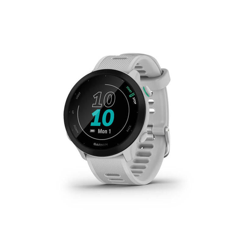 Smartwatch Garmin Forerunner 55/ Notificaciones/ Frecuencia Cardíaca/ Gps/ Blanco