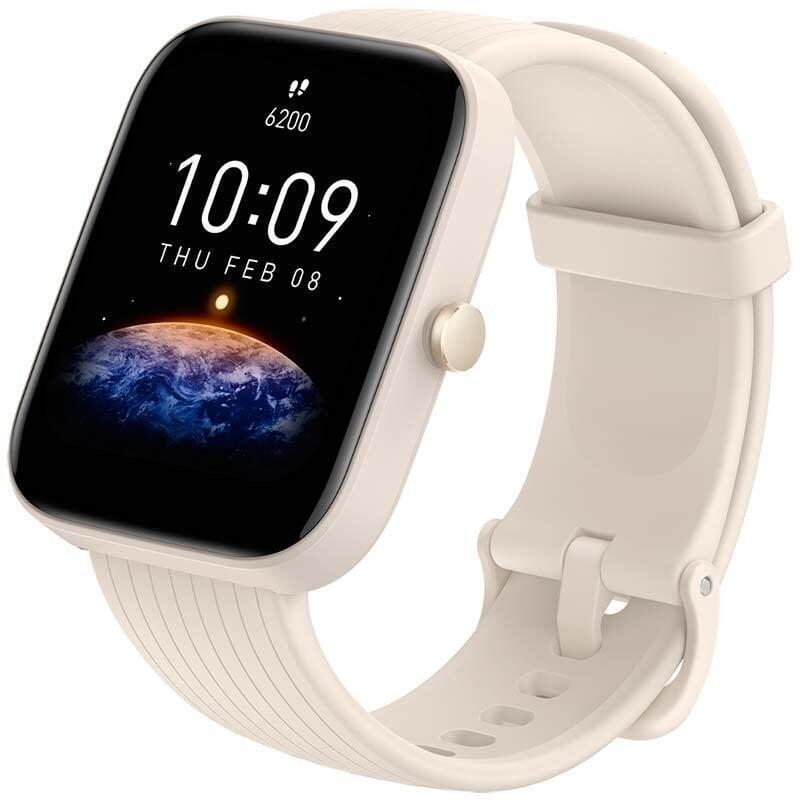 Smartwatch Huami Amazfit Bip 3 Pro Notificaciones Frecuencia Cardiaca Gps Crema