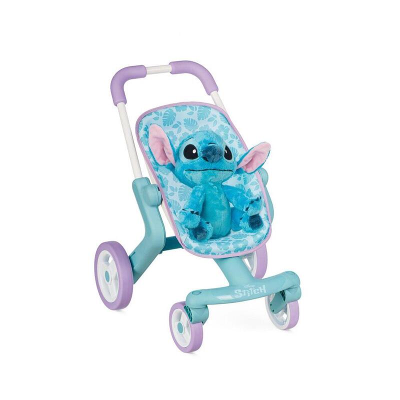 Smoby Stitch Pushchair + Plush 25 Cm