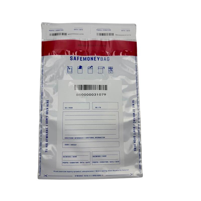 Sobres De Seguridad Bestpak Safemoneybag Sobres De Depósito 190x260+35 Mm B5 100 Uds. Blanco