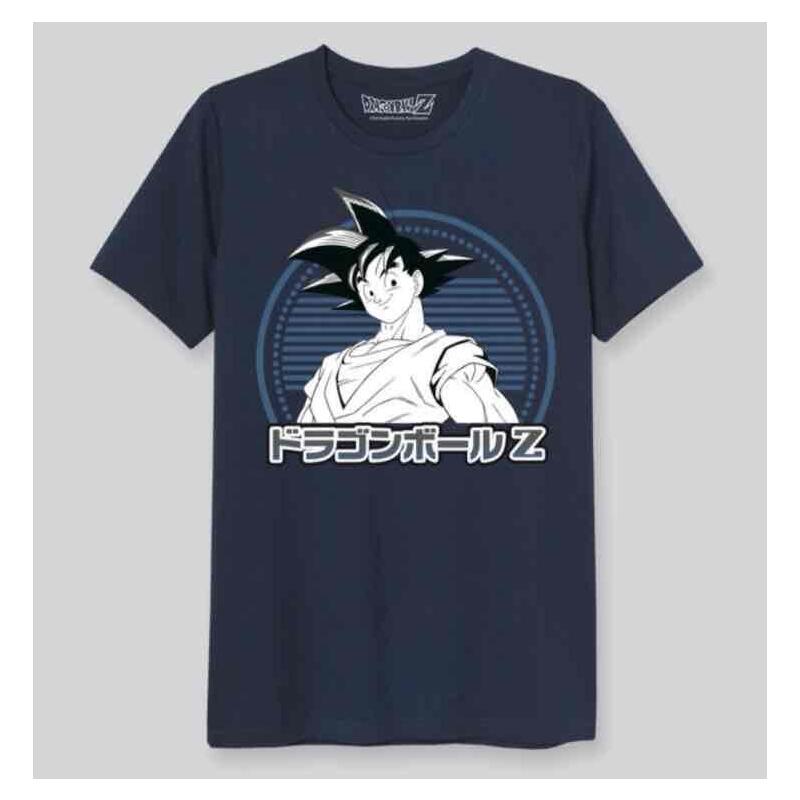 Son Goku Adulto Talla S Camiseta Azul Chico Dragon Ball