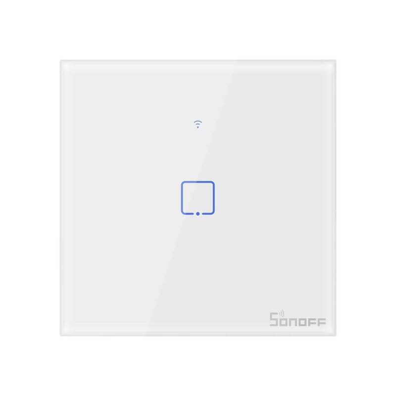Sonoff Im190314012 Interruptor Táctil Wifi + Rf 433 T1 Eu Tx (1 Unidad)
