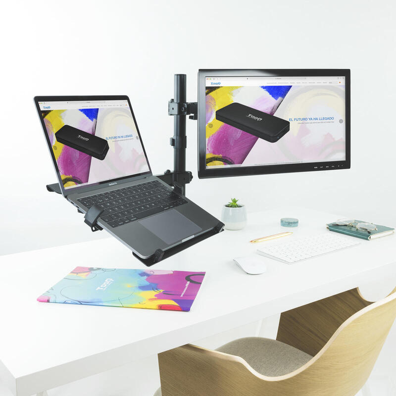 Soporte De Mesa Monitor - Portátil 13 - 32 Pulg. 2x Brazos Db1200tn-B