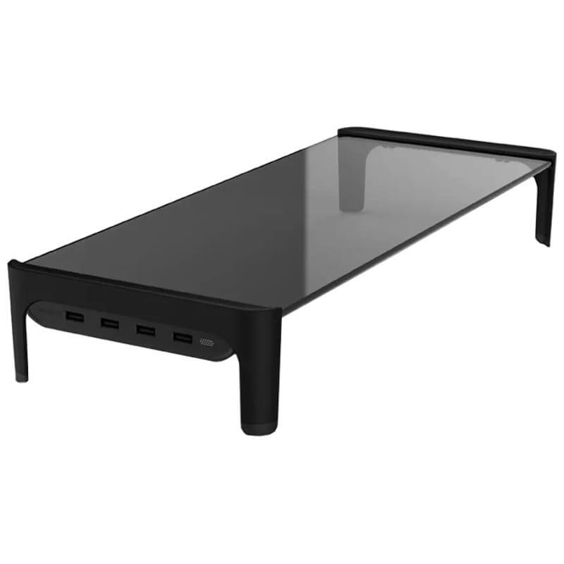 Soporte Elevador Para Monitor Hub X4 Usb 3.0