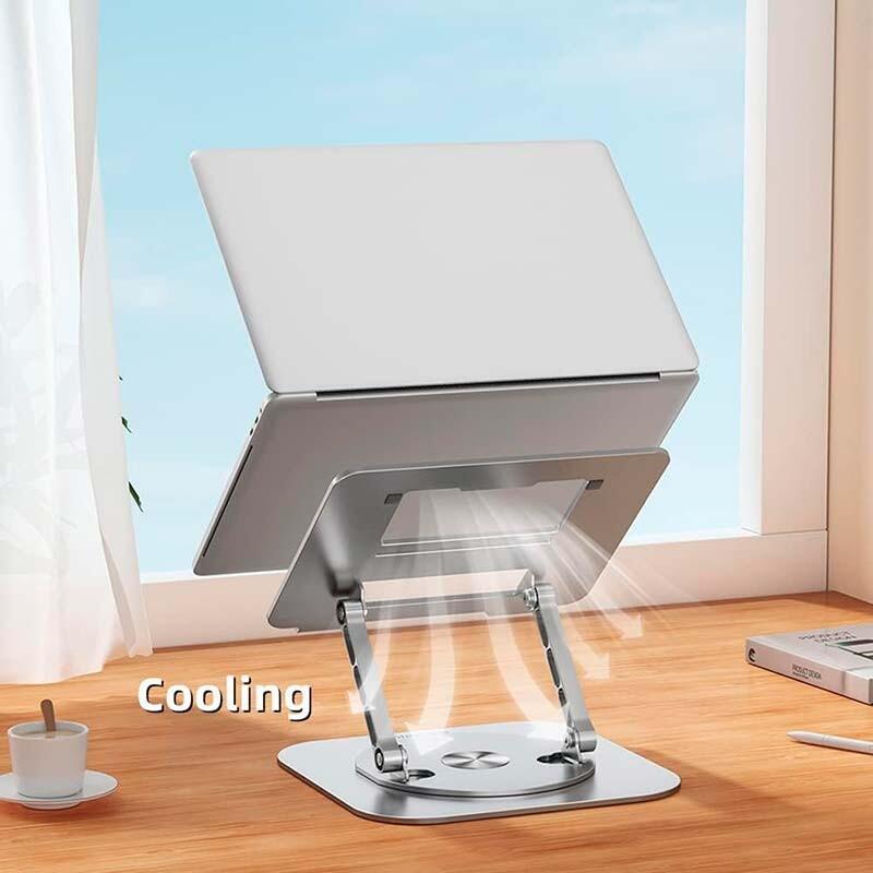 Soporte Giratorio Ls928 Para Tablet Y Ordenador Portátil De Aluminio Gris Oscuro