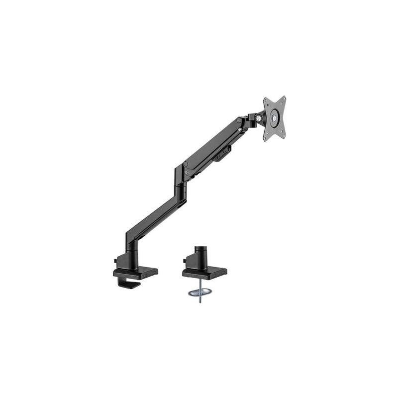 Soporte Para Monitor Individual Goobay Con Resorte De Presión De Gas Negro, Para Monitores De 17" - 32" 43 - 81cm 70813